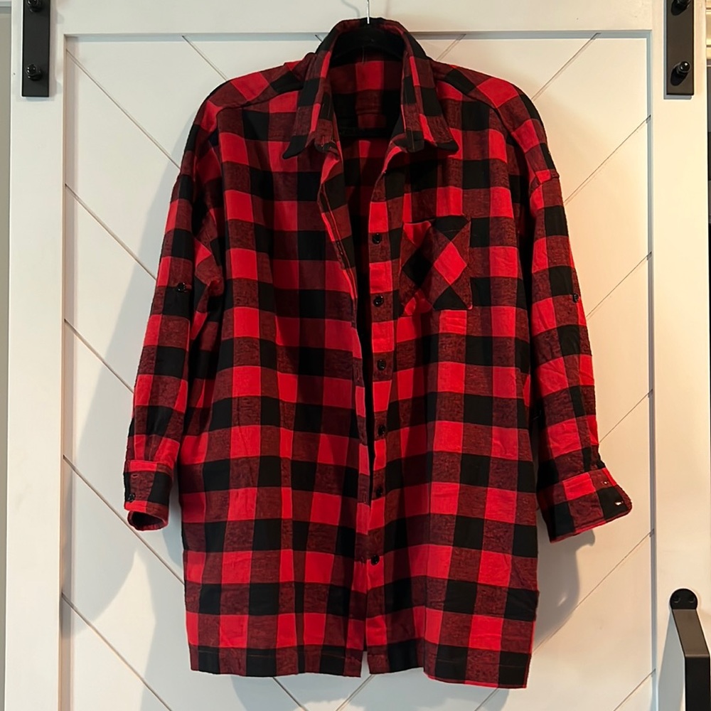 Rosette BE COOL flannel button down